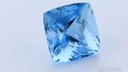 Aquamarine 13.80mm Square Cushion Dark Blue