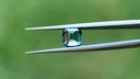 Madagascan Sapphire 8.37x8.31mm Square Emerald Cut Teal