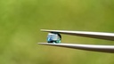 Sapphire 7.6x7.5mm Cushion Teal