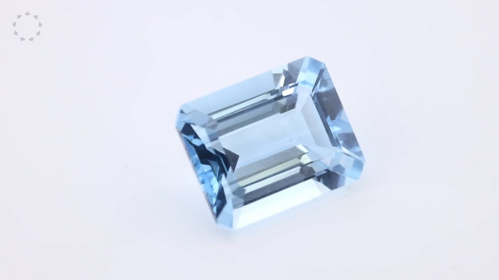 Aquamarine 10x8.1mm Emerald Cut