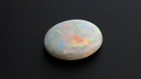 White Opal 25.5x21.5mm Oval Cabochon