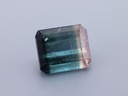 Tri Colour Tourmaline 13.1x10.85mm Emerald Cut
