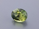 Parti Sapphire 7.7x6.2mm Oval Yellow Green