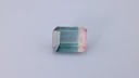 Tri Colour Tourmaline 13.6x10.5mm Emerald Cut