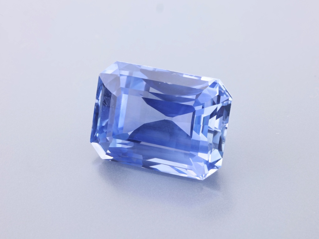 Ceylon Sapphire Blue 13.95x10.22mm Emerald Cut