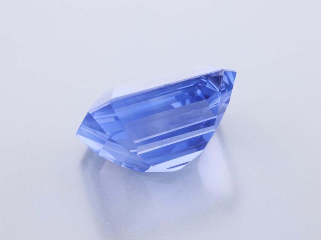 Ceylon Sapphire Blue 13.95x10.22mm Emerald Cut