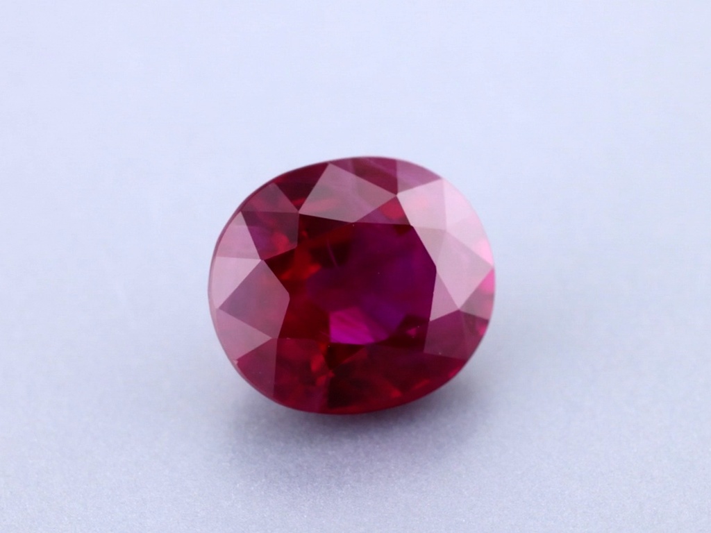 Burmese Ruby 7.8x6.8mm Oval