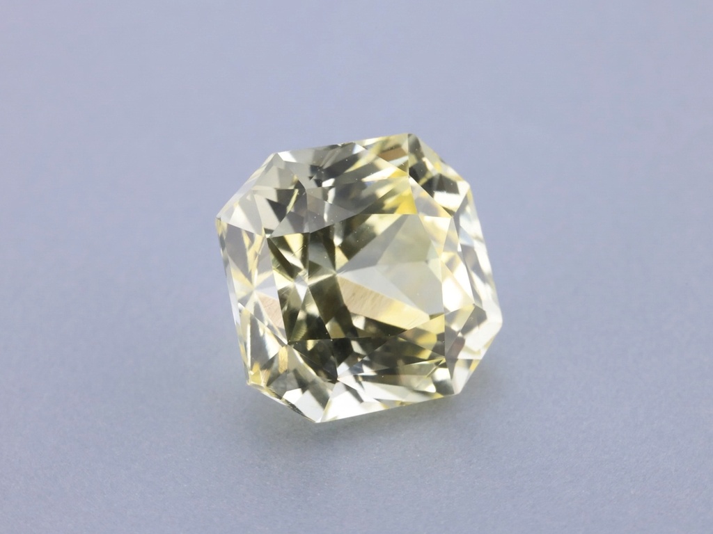 Sri Lankan Yellow Sapphire 8.31x8.42mm Radiant Cut UNHEATED