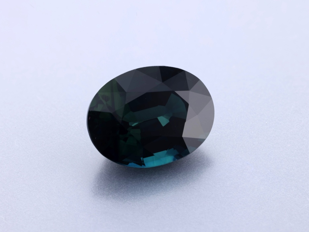 Australian Sapphire 8x6.1mm Oval Dark Blue