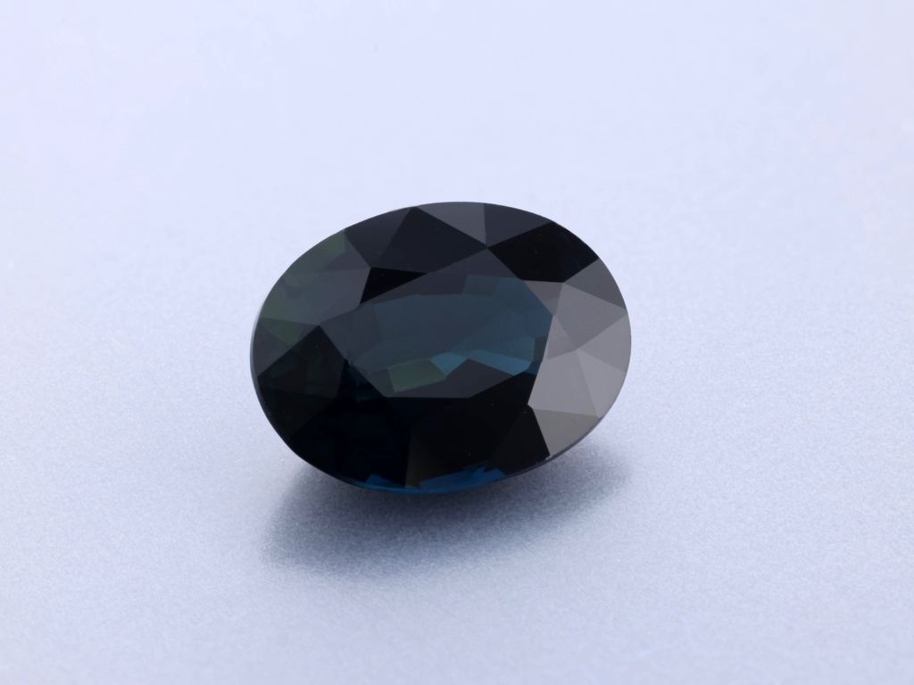Australian Sapphire 8x6mm Oval Dark Blue