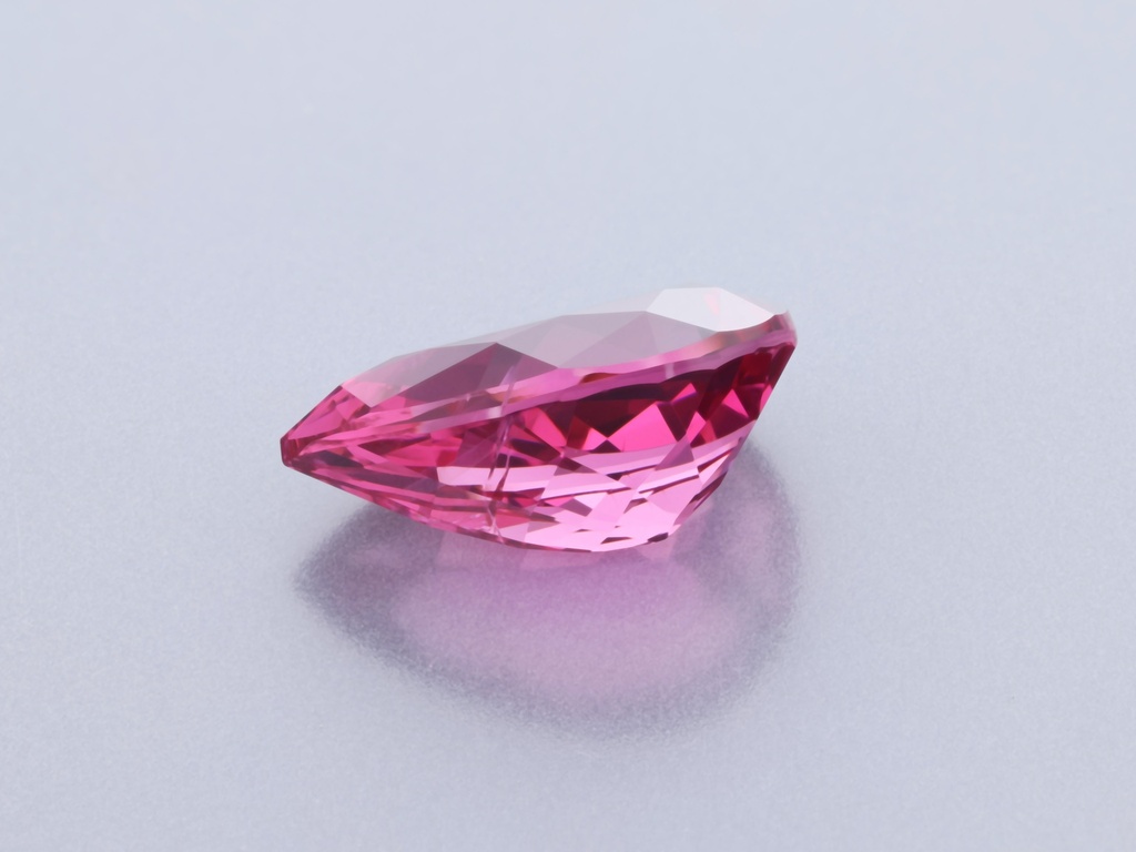 Spinel 8.8x5.9mm Pear Shape Pink