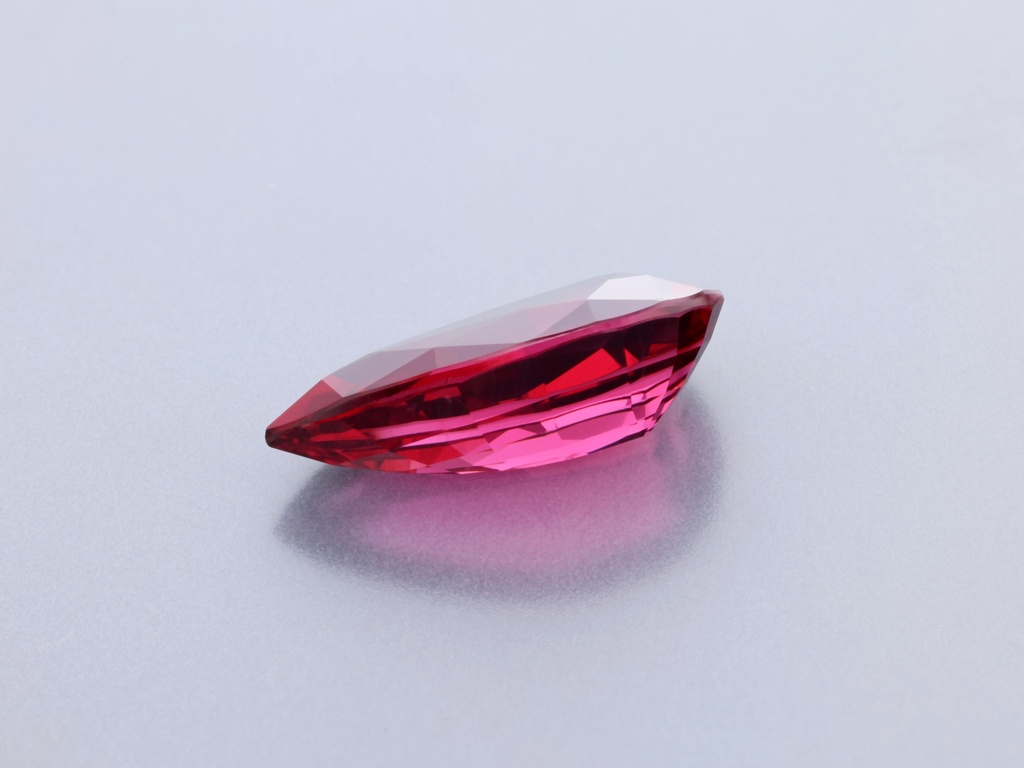 Spinel 11.7x6.2mm Pear Shape Red
