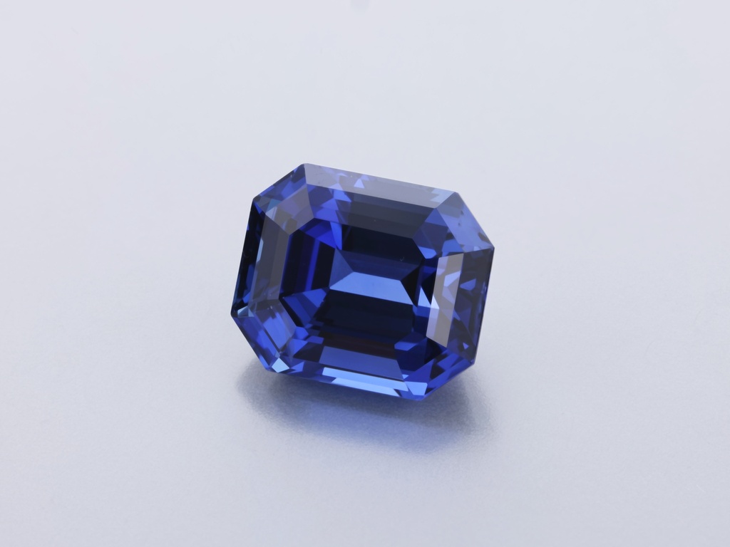 Ceylon Sapphire 8.9x7.5mm Emerald Cut Blue