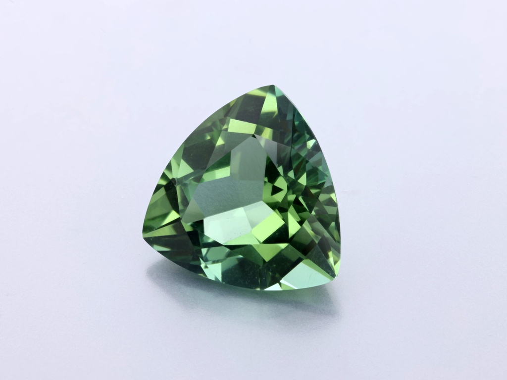 Green Tourmaline 12.50mm Trilliant