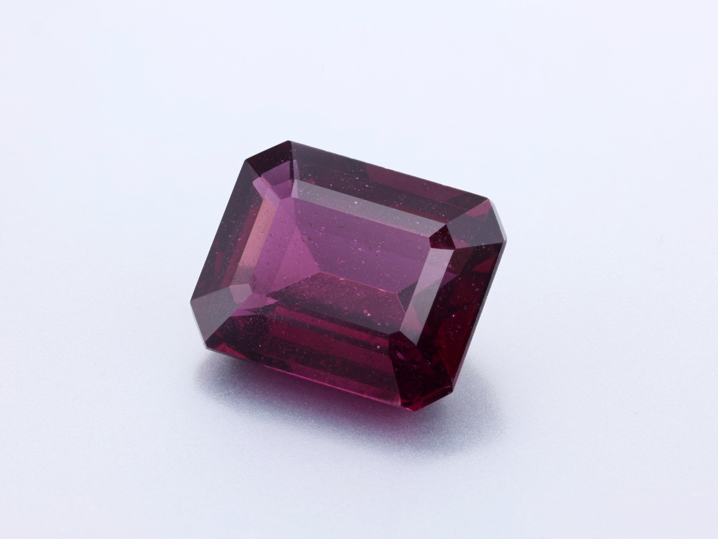 Rhodolite Garnet 10.1x8mm Emerald Cut