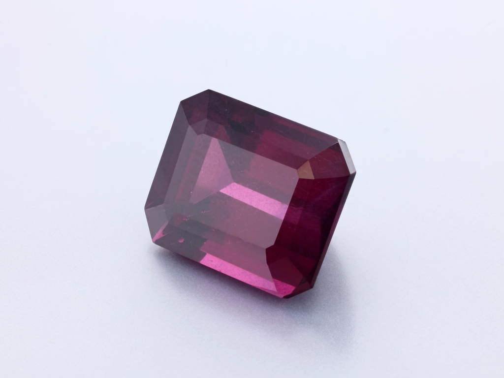 Rhodolite Garnet 11.4x9.3mm Emerald Cut