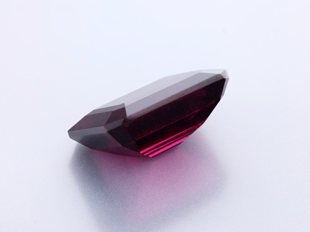Rhodolite Garnet 12.05x9.55mm Emerald Cut