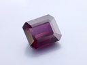 Rhodolite Garnet 12.65x10.6mm Emerald Cut