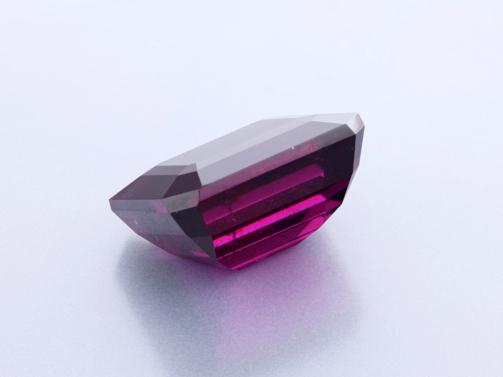 Rhodolite Garnet 12.65x10.6mm Emerald Cut