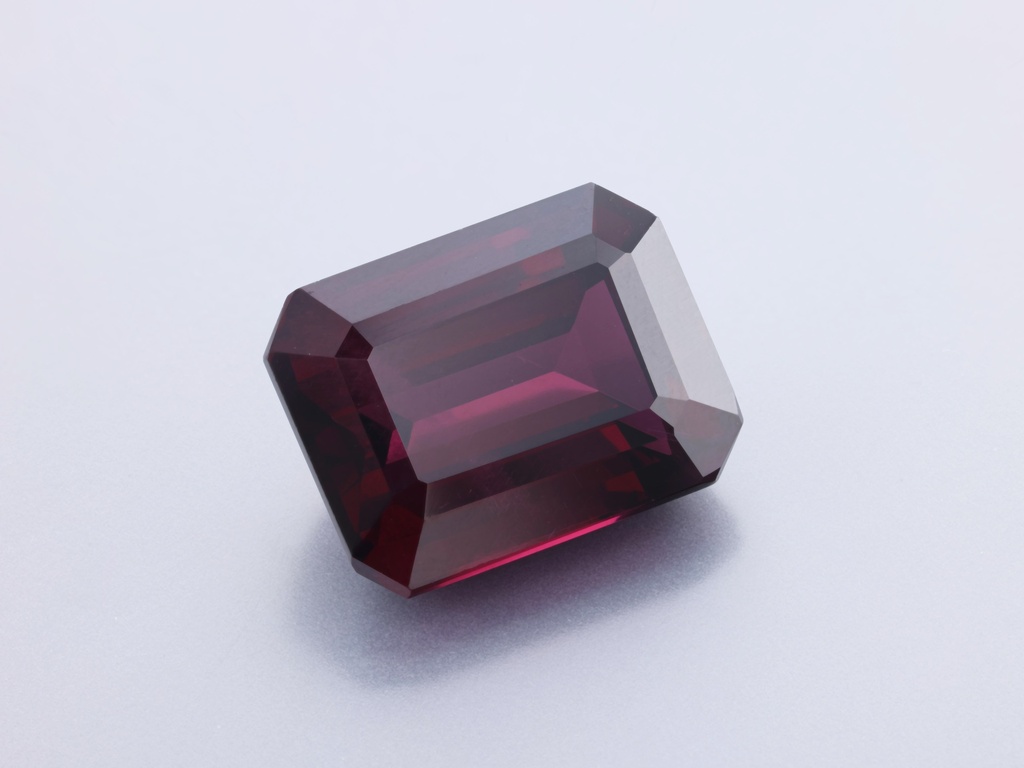 Rhodolite Garnet 13.1x10mm Emerald Cut