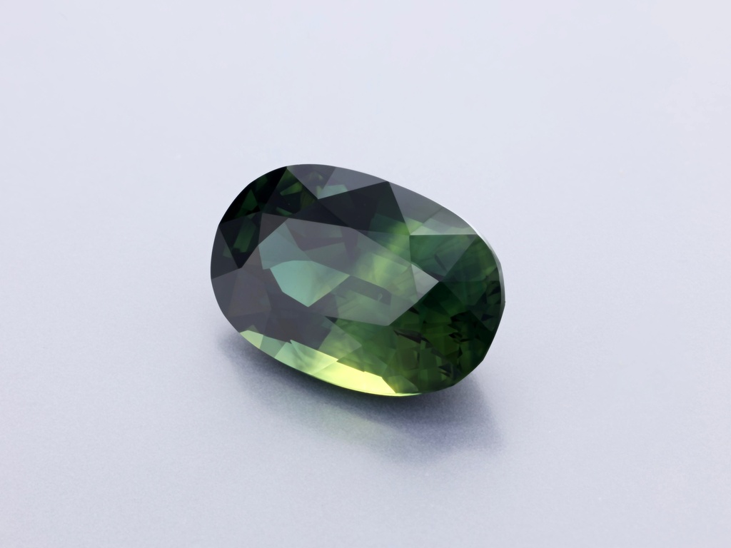 Parti Sapphire 12.27x8.00mm Oval