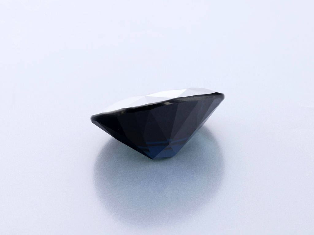 Australian Sapphire 15.8x12.8mm Oval Dark Blue