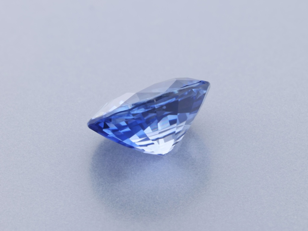 Ceylon Sapphire 7.3x5.8mm Oval Light Blue UNHEATED