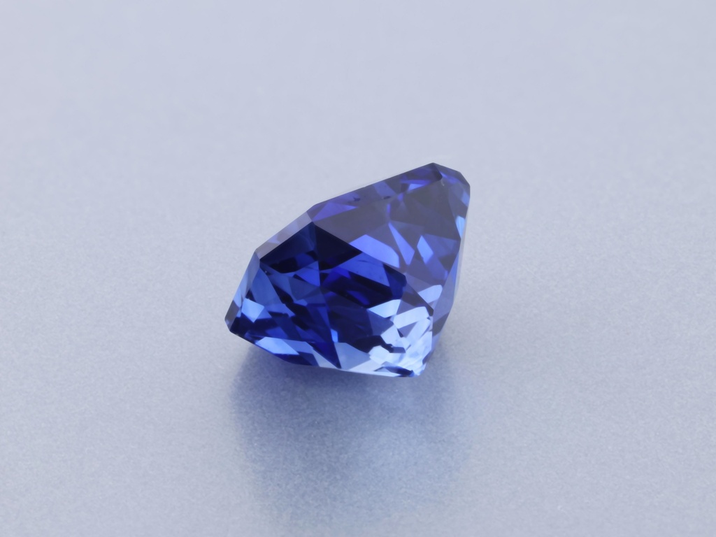Ceylon Sapphire 5.4x5.2mm Radiant Cut Deep Blue