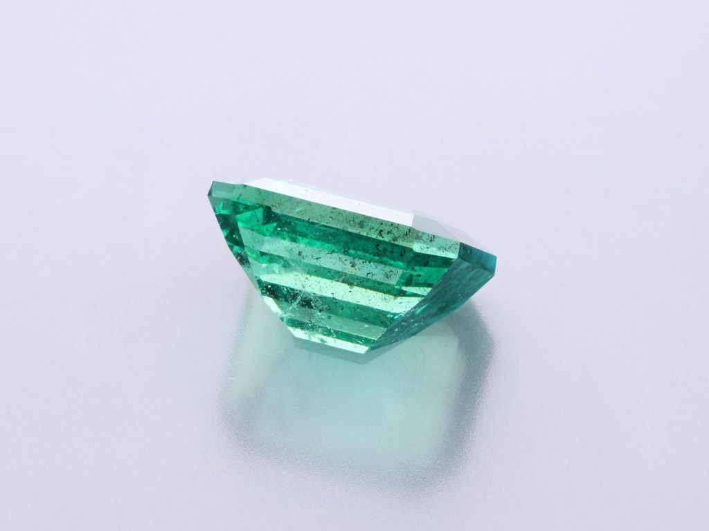 Zambian Emerald 7.8 x6.1 x 4.3mm Emerald Cut