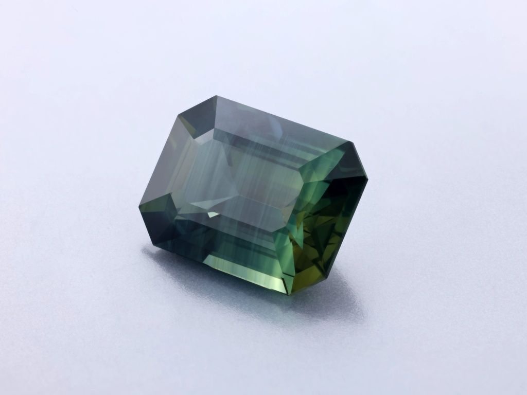Parti Sapphire 7.90 x 6.00 x 3.68mm Emerald Cut