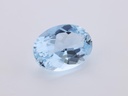 Aquamarine 13.75 x 9.90 x 6.50mm  Oval Mid Blue