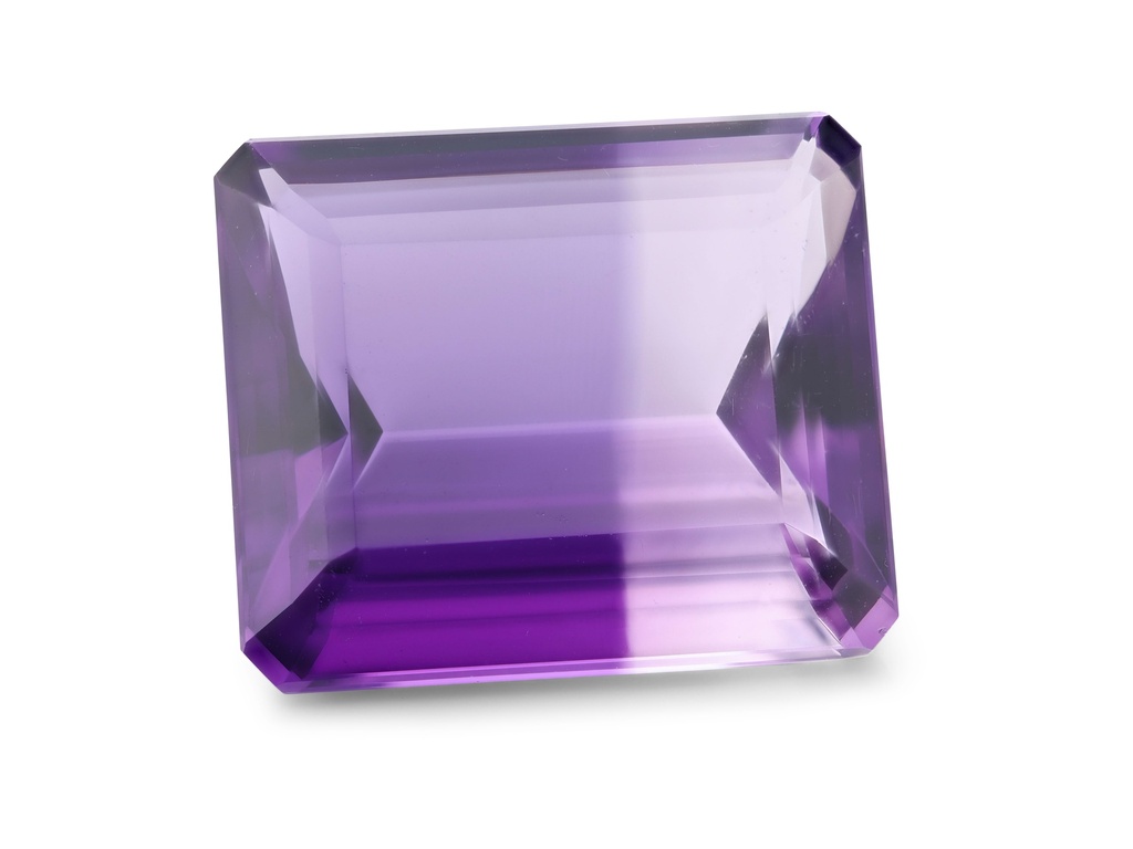 [QAOS2015X1] Bi-Colour Amethyst 19.6x16.8mm Emerald Cut