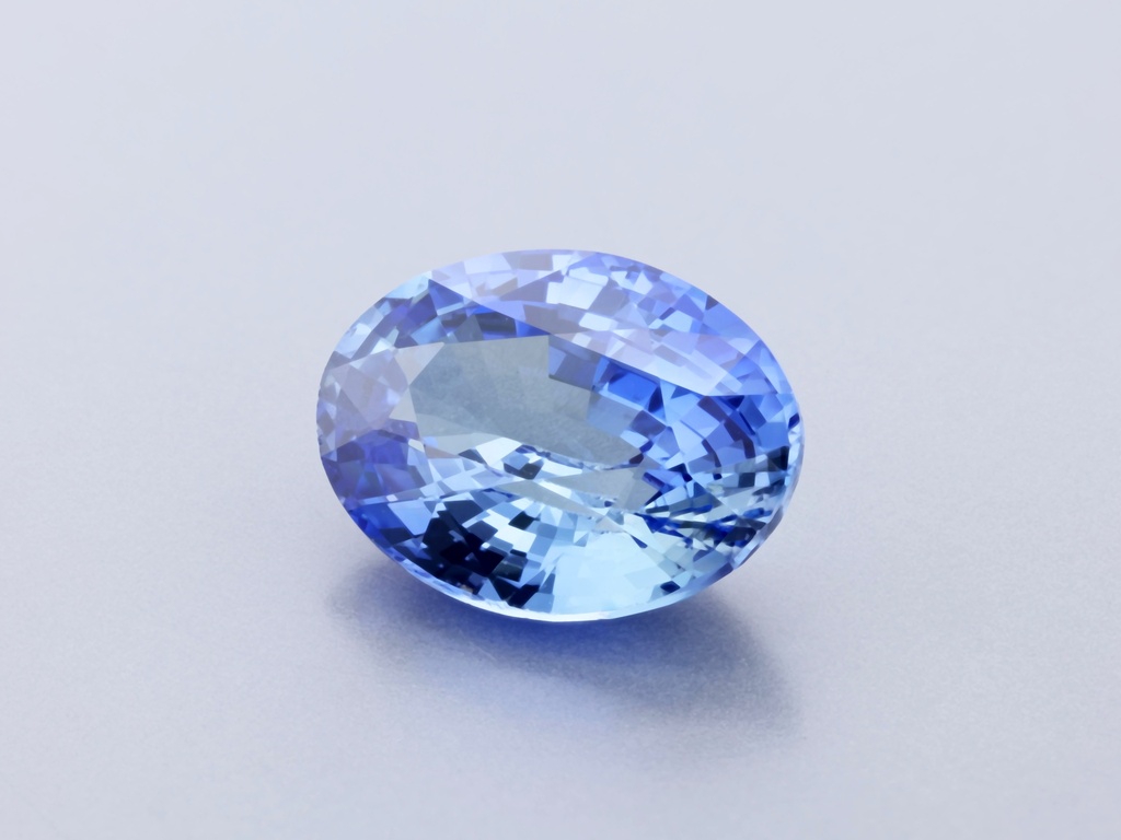 [SCVB0806X8] Ceylon Sapphire 7.8x5.9mm Oval Blue