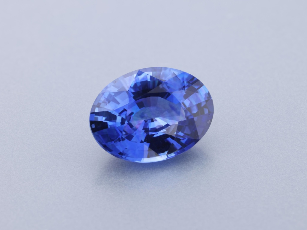[SCVB0806X10] Ceylon Sapphire 7.9x5.85mm Oval Blue