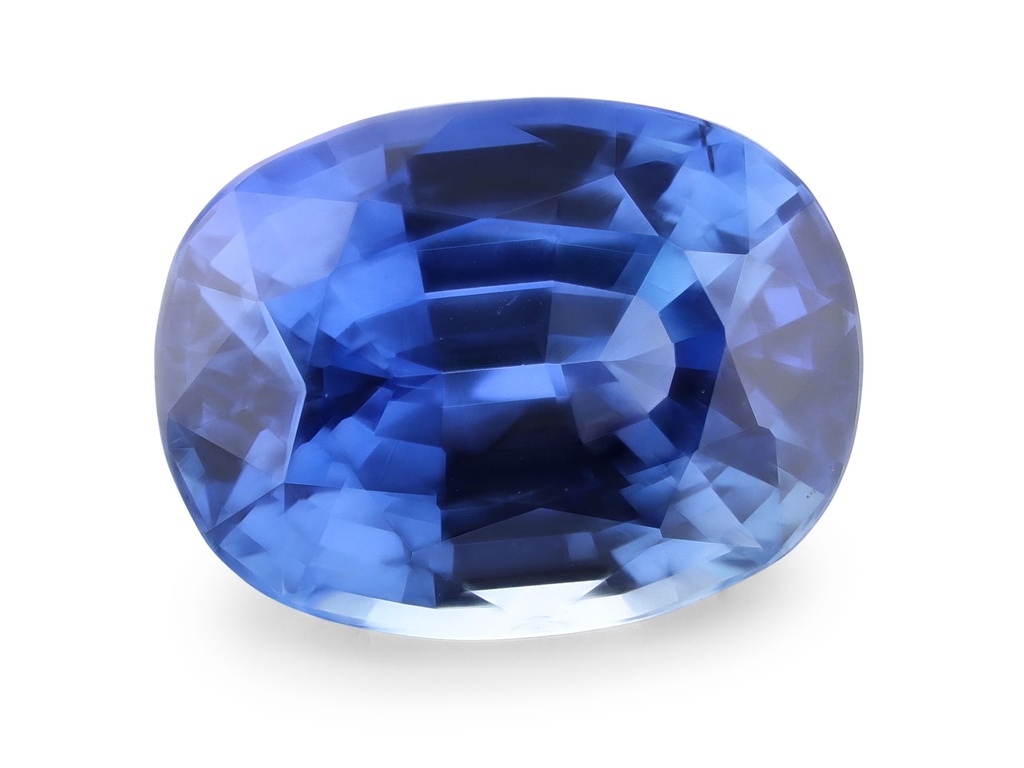Ceylon Sapphire 6.60 x 5.00 x 3.75mm Cushion Mid Blue