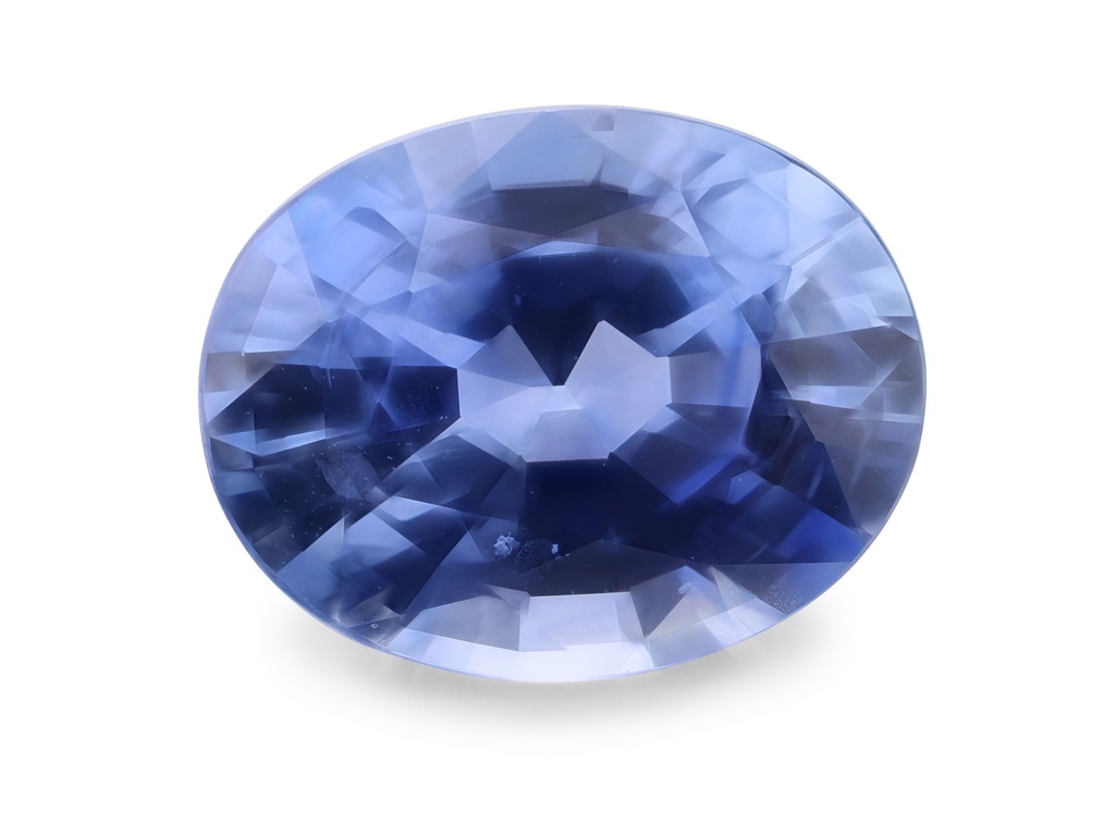 Ceylon Sapphire 7.3x5.8mm Oval Light Blue UNHEATED