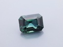 Sapphire 9.8x7.18mm Emerald Cut Teal