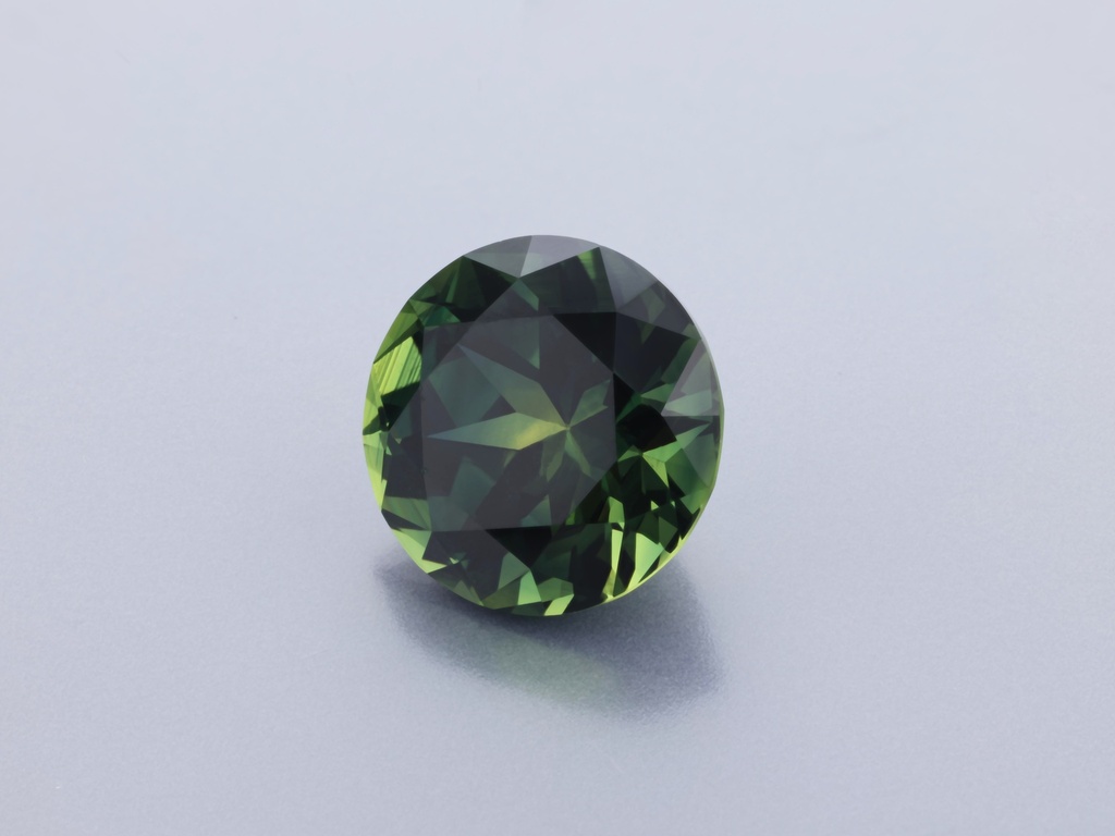 Sapphire 9.10mm Round Teal