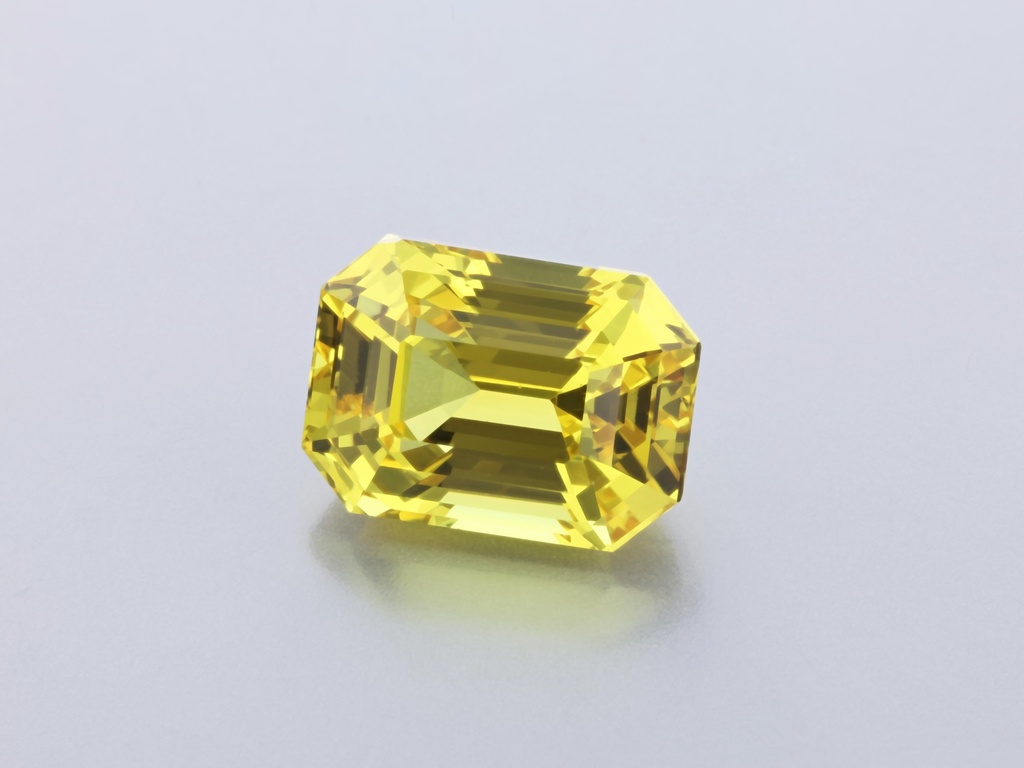 Madagascan Yellow Sapphire 8.8x6.4mm Emerald Cut UNHEATED