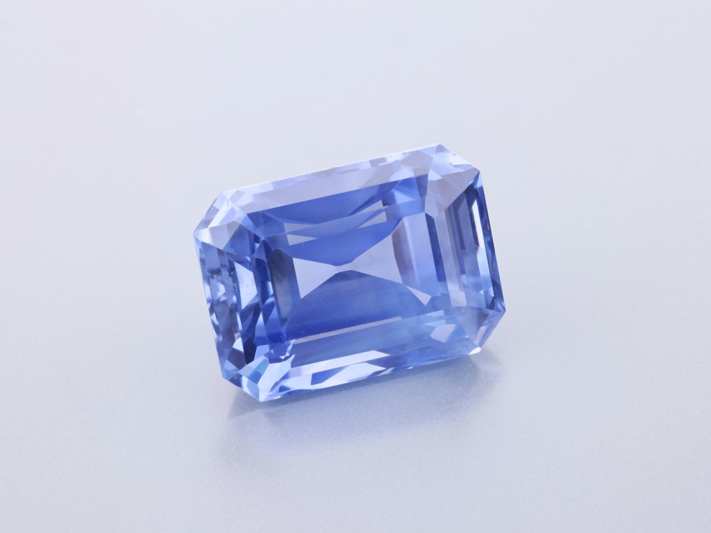 Ceylon Sapphire Blue 13.95x10.22mm Emerald Cut