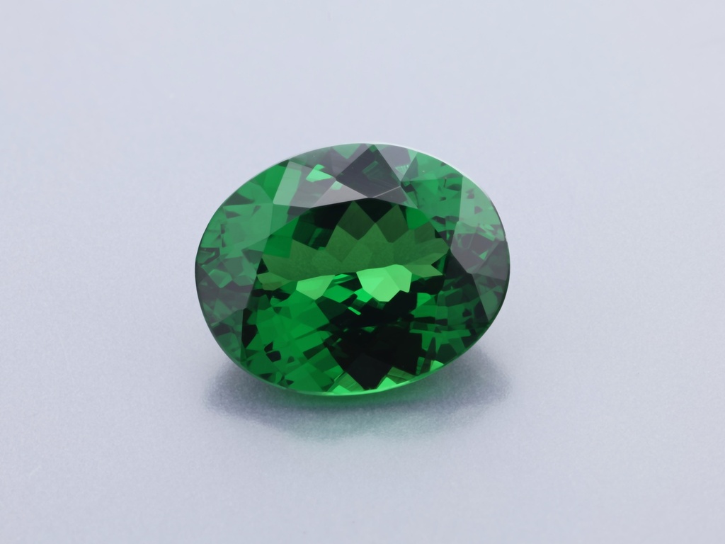 [GTVB0907X1] Tsavorite Garnet 9.2x7.4mm Oval