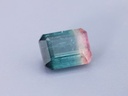 Tri Colour Tourmaline 13.6x10.5mm Emerald Cut