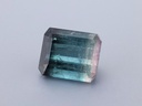 Tri Colour Tourmaline 13.1x10.94mm Emerald Cut
