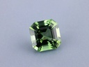 Green Tourmaline 10mm Square Emerald Cut