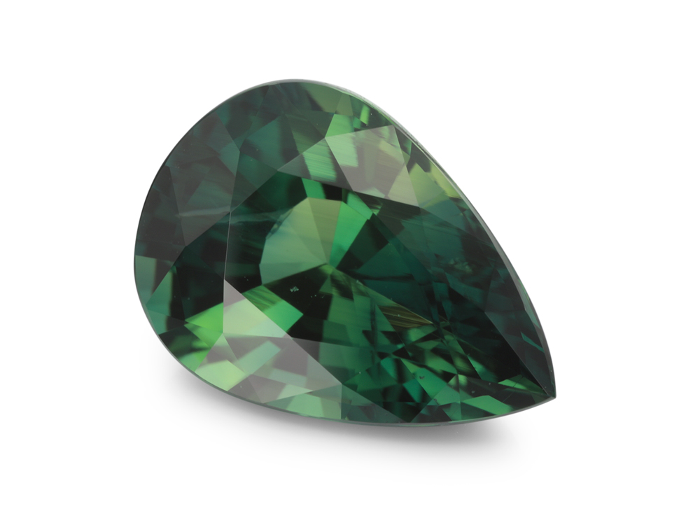 Sapphire 10.93 x 7.74 x 5.18mm Pear Shape Teal