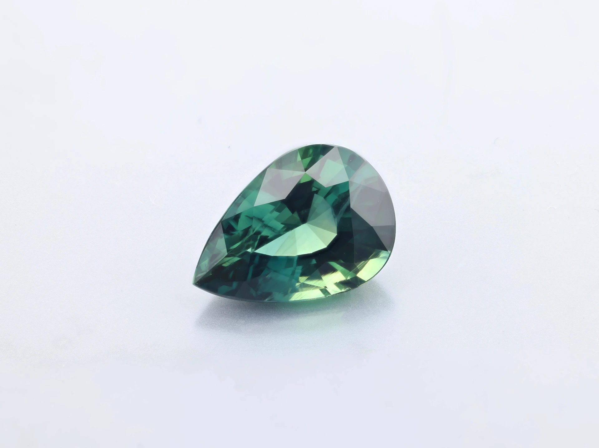 Sapphire 10.93 x 7.74 x 5.18mm Pear Shape Teal