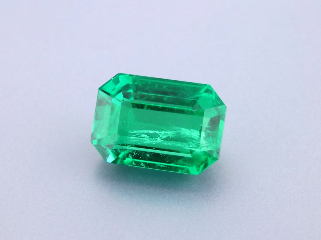 Zambian Emerald 10.06x7.03mm Emerald Cut