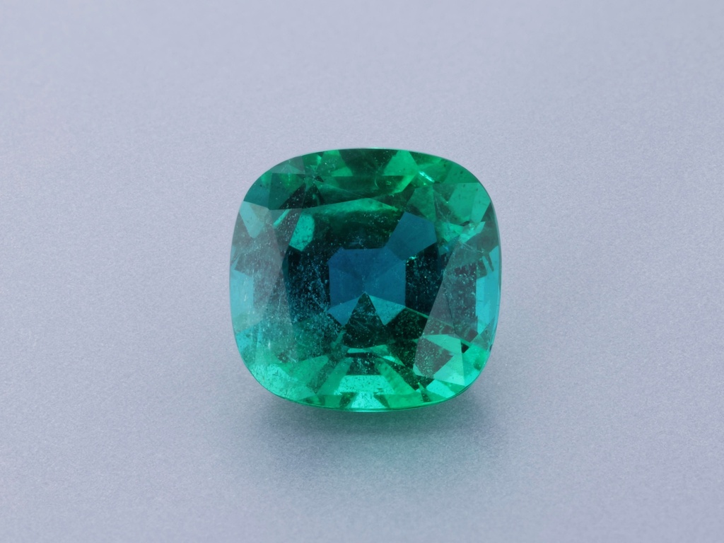[BEAB0900] Zambian Emerald 8.81x8.63mm Cushion