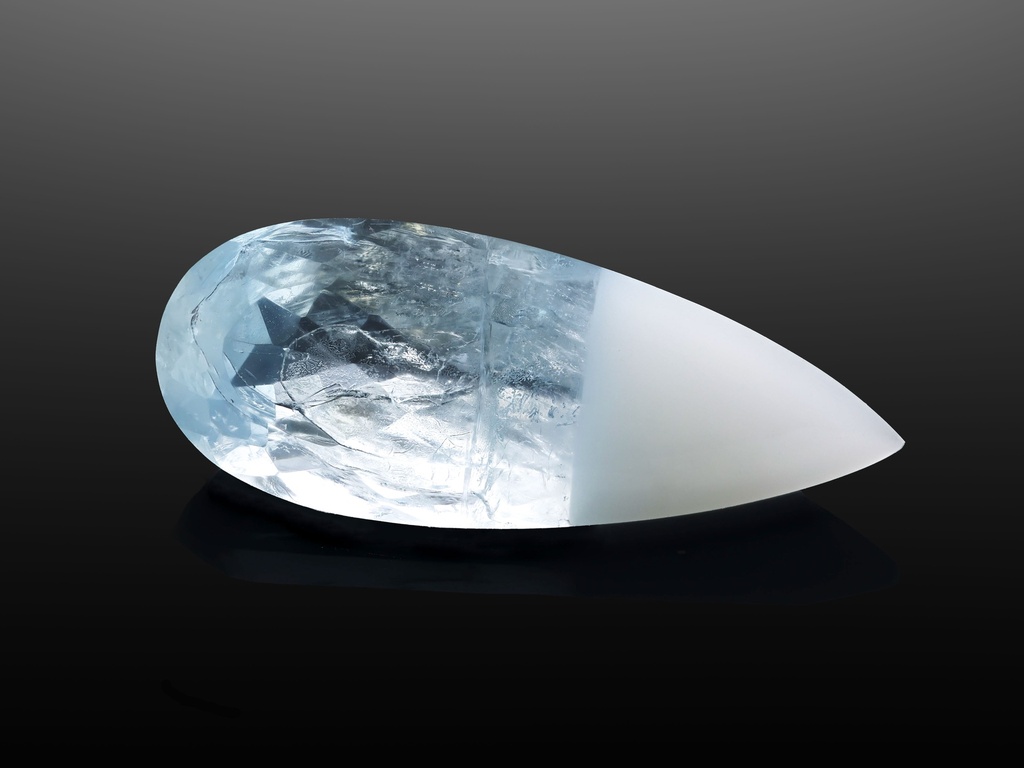 [BAPB2510X1] Alpine Aquamarine 25.4x10.1mm Pear Shape