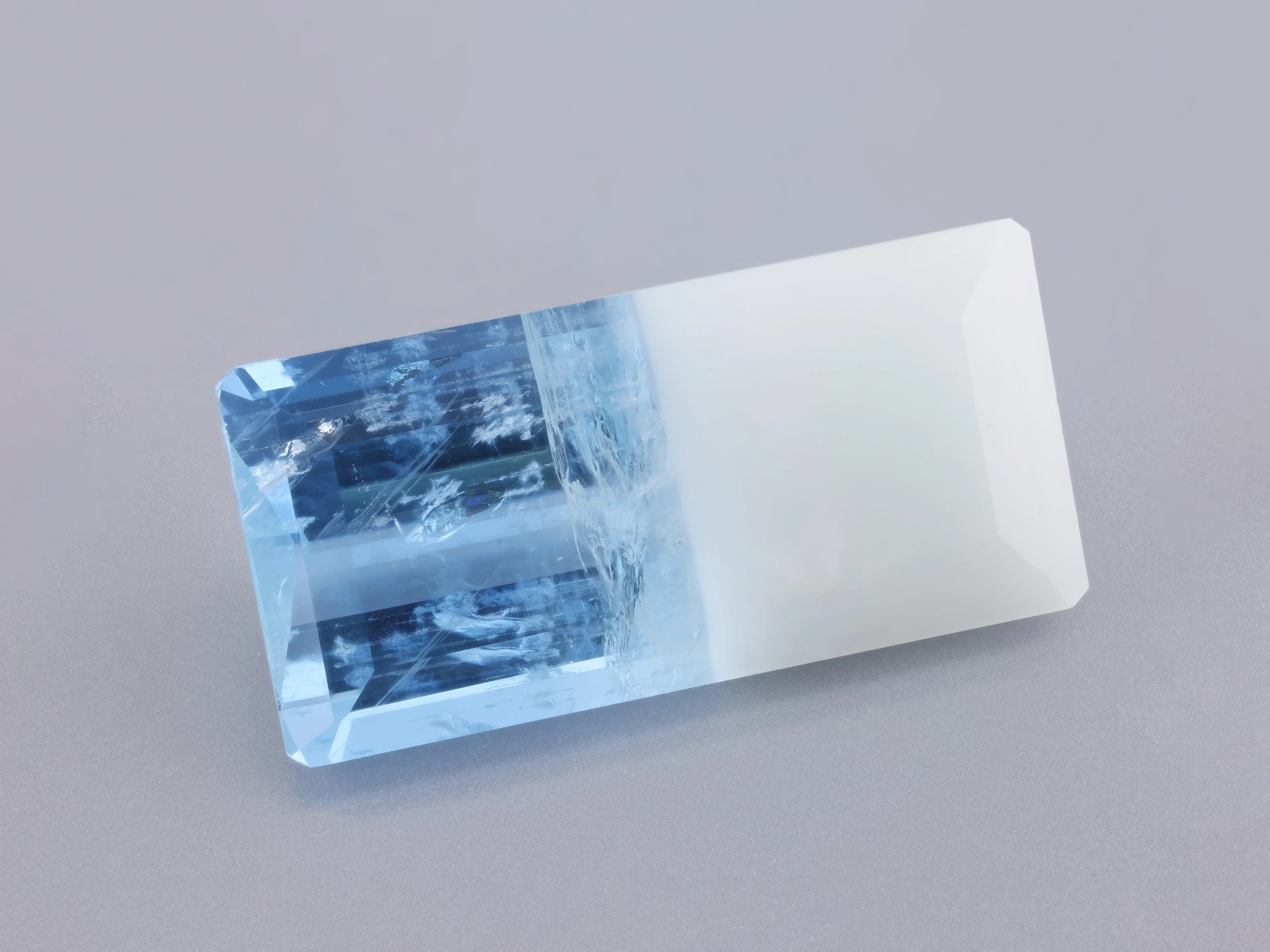 Alpine Aquamarine 26.5x12.6mm Emerald Cut